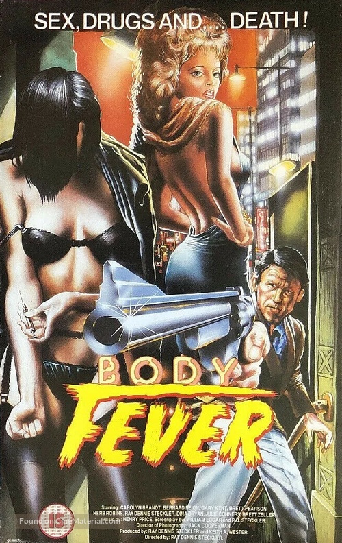 Body Fever - British VHS movie cover