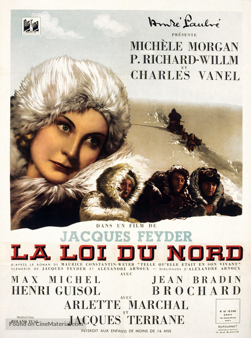 La loi du nord - French Movie Poster