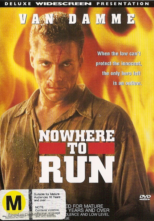 Nowhere To Run - New Zealand DVD movie cover