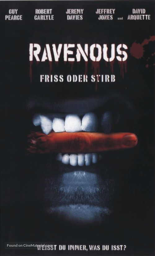 Ravenous - German Movie Poster