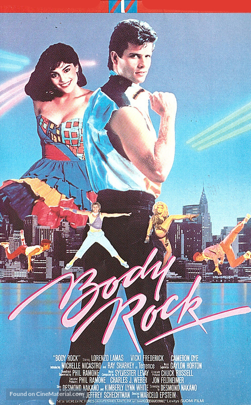 Body Rock - Finnish VHS movie cover