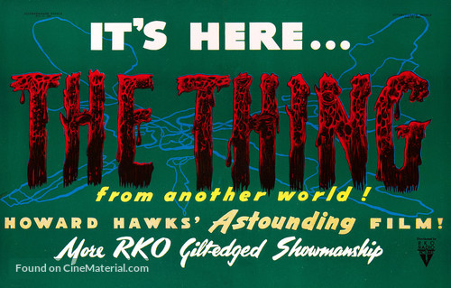 The Thing From Another World - British Movie Poster