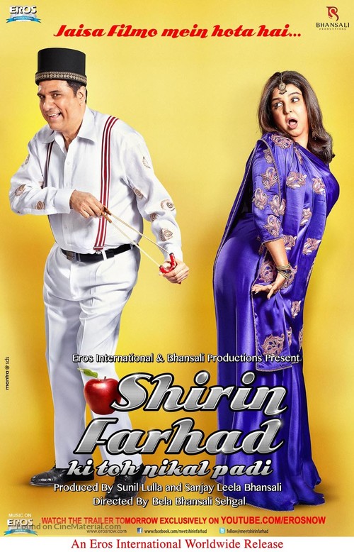 Shirin Farhad Ki Toh Nikal Padi - Indian Movie Poster