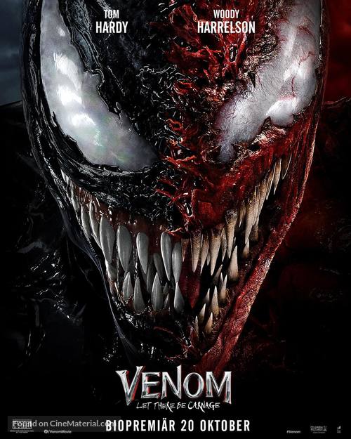 Venom: Let There Be Carnage - Swedish Movie Poster
