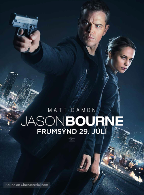 Jason Bourne - Icelandic Movie Poster