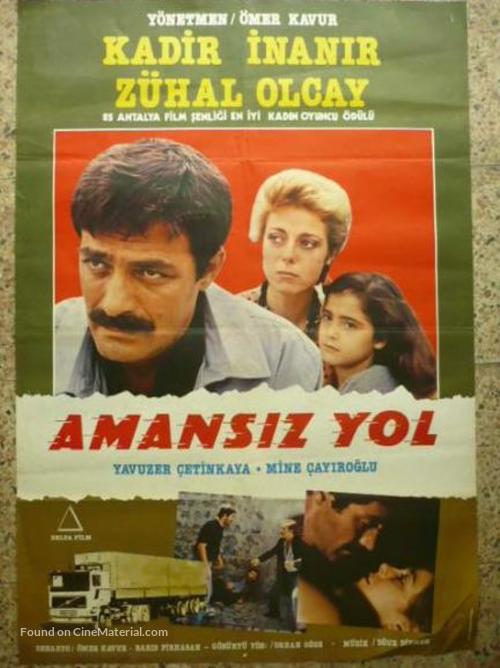 Amansiz Yol - Turkish Movie Poster