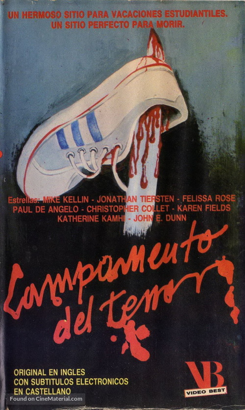 Sleepaway Camp - Argentinian VHS movie cover