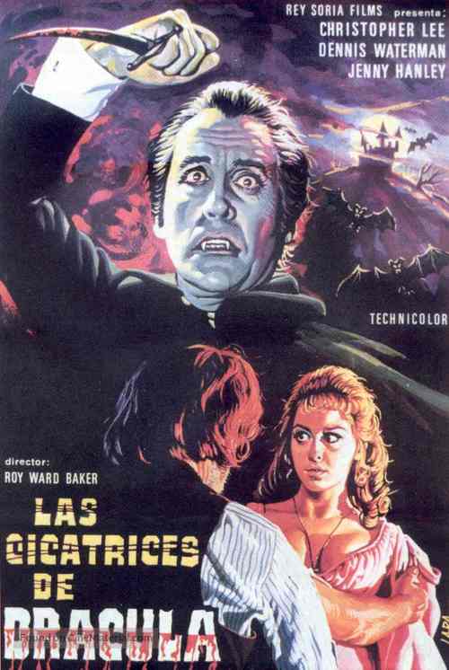Scars of Dracula - Spanish Movie Poster