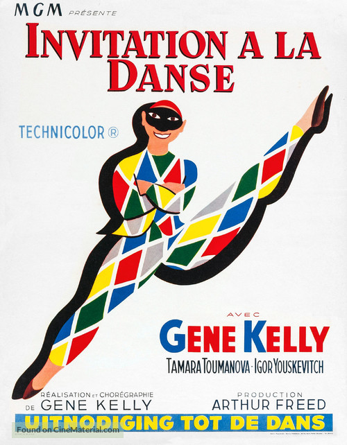 Invitation to the Dance - Belgian Movie Poster