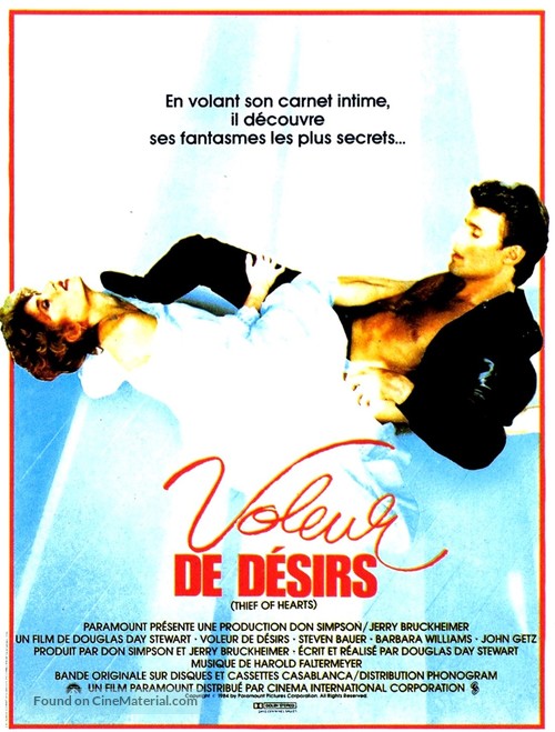 Thief of Hearts - French Movie Poster