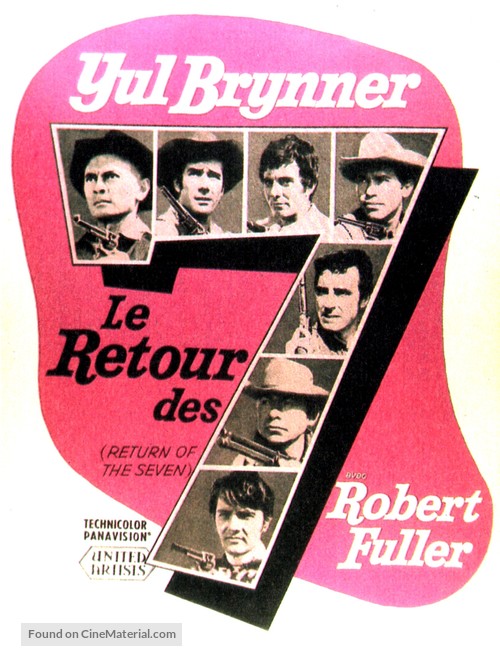 Return of the Seven - French poster