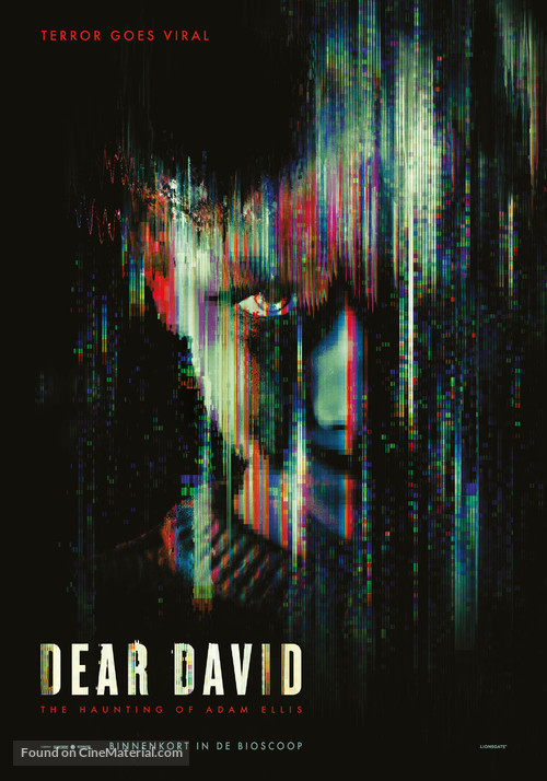 Dear David - Dutch Movie Poster