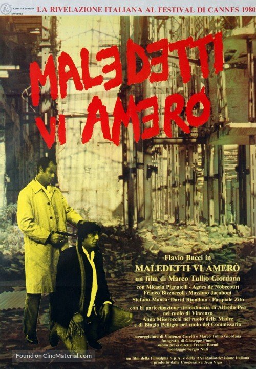 Maledetti vi amer&ograve; - Italian Movie Poster