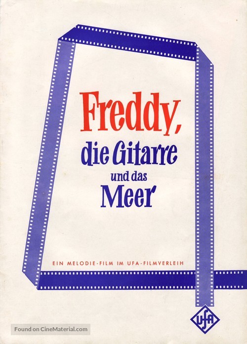 Freddy, die Gitarre und das Meer - German poster