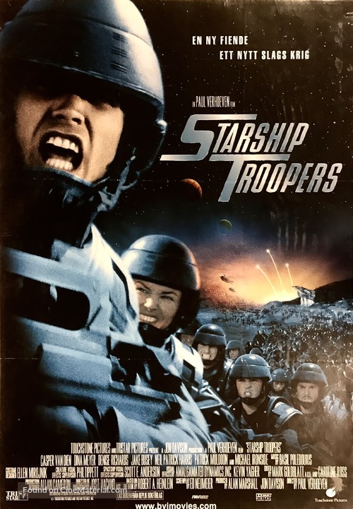 Starship Troopers - Swedish Movie Poster
