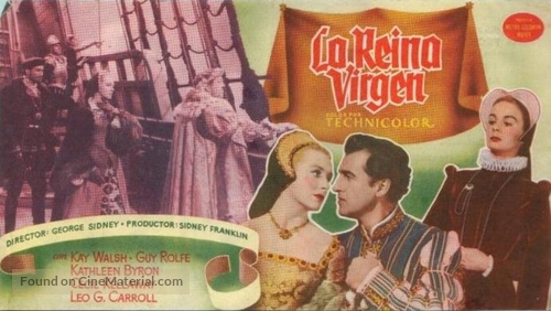 Young Bess - Spanish poster