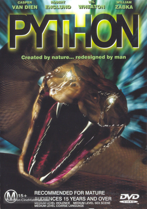 Python - Australian DVD movie cover