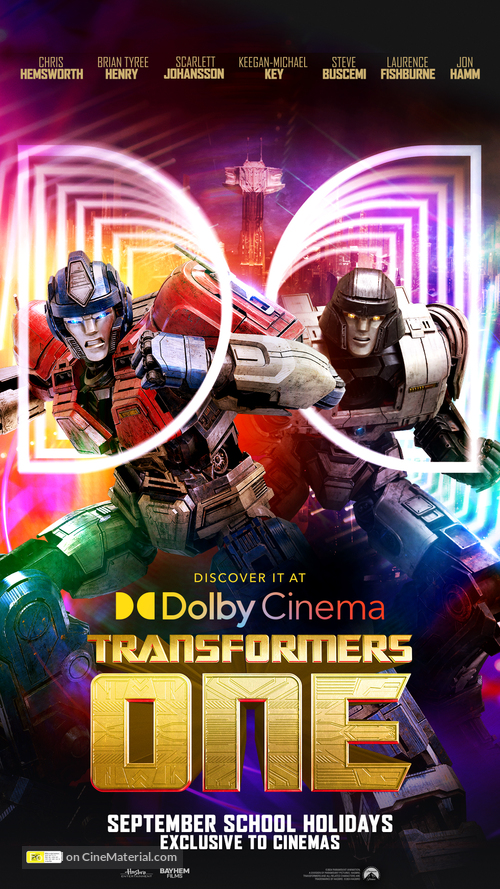 Transformers One - Australian Movie Poster