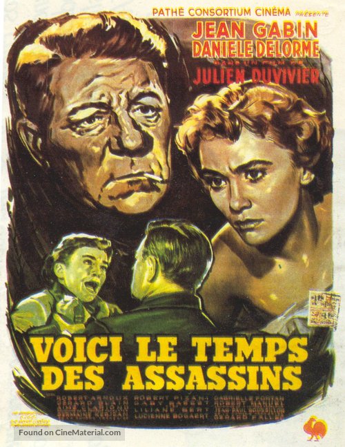 Voici le temps des assassins... - Belgian Movie Poster