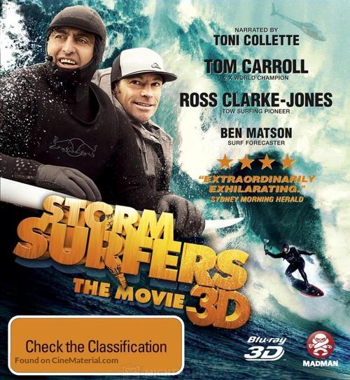 Storm Surfers 3D - Australian Blu-Ray movie cover