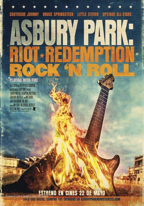 Asbury Park: Riot, Redemption, Rock &amp; Roll - Spanish Movie Poster