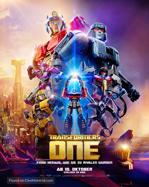 Transformers One - Austrian Movie Poster