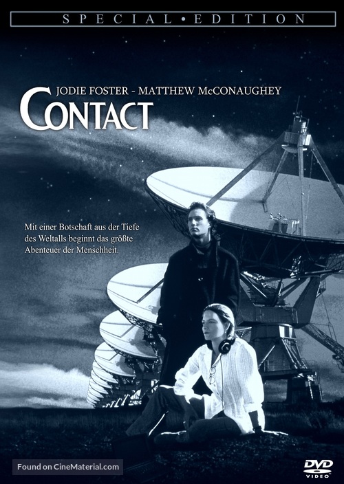 Contact - German DVD movie cover