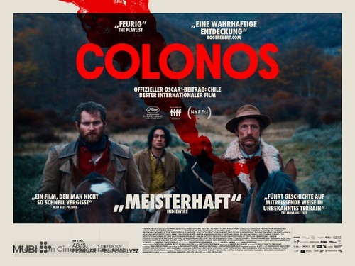 Los colonos - German Movie Poster