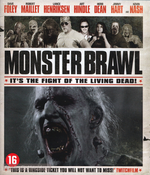 Monster Brawl - Dutch Blu-Ray movie cover