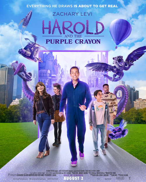 Harold and the Purple Crayon - British Movie Poster