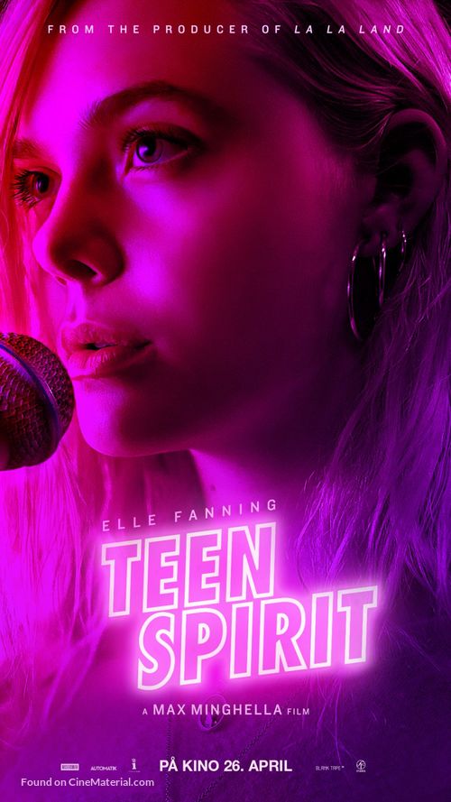 Teen Spirit - Norwegian Movie Poster
