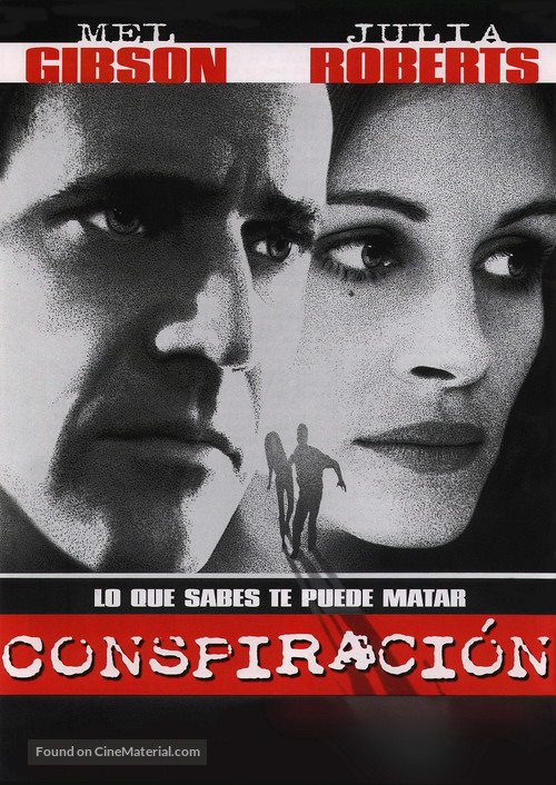 Conspiracy Theory - Spanish DVD movie cover