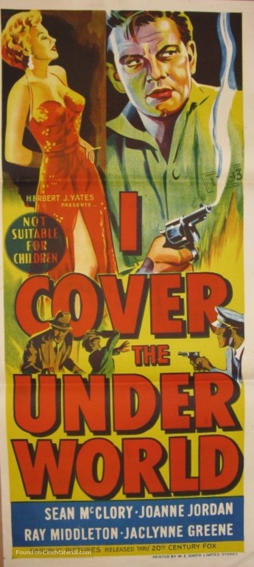I Cover the Underworld - Australian Movie Poster