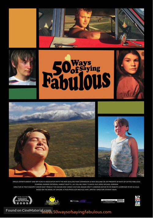 50 Ways of Saying Fabulous - New Zealand Movie Poster