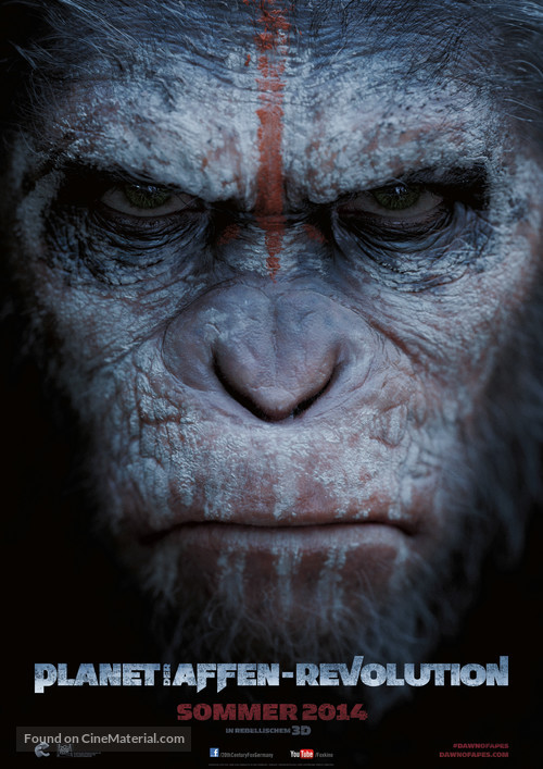 Dawn of the Planet of the Apes - German Movie Poster