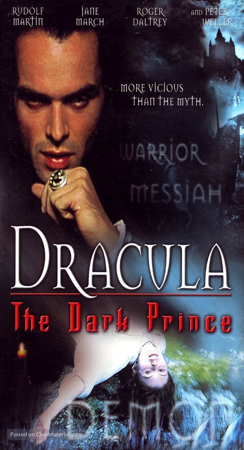 Dark Prince: The True Story of Dracula - VHS movie cover