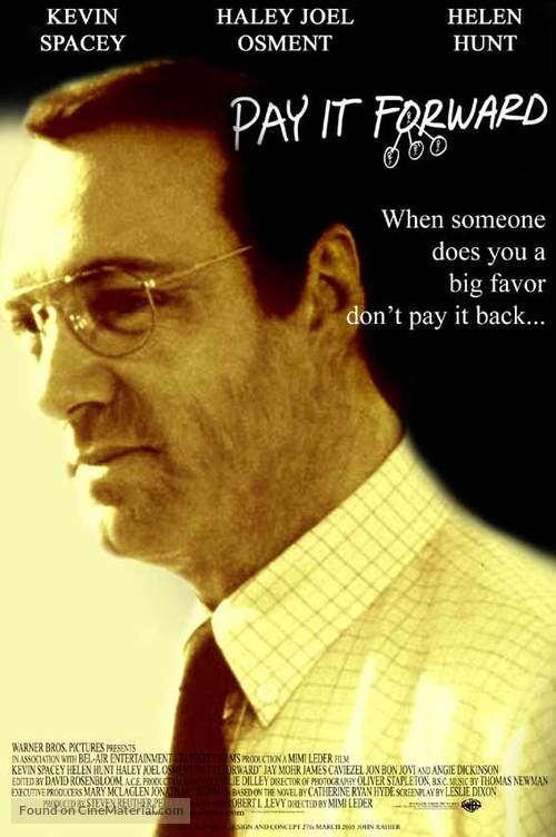 Pay It Forward - Movie Poster