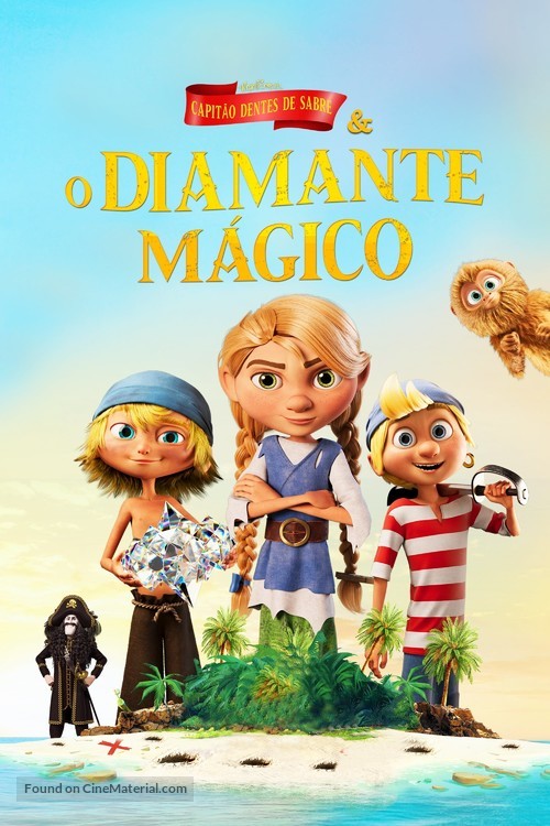 Kaptein Sabeltann og den magiske diamant - Brazilian Movie Cover