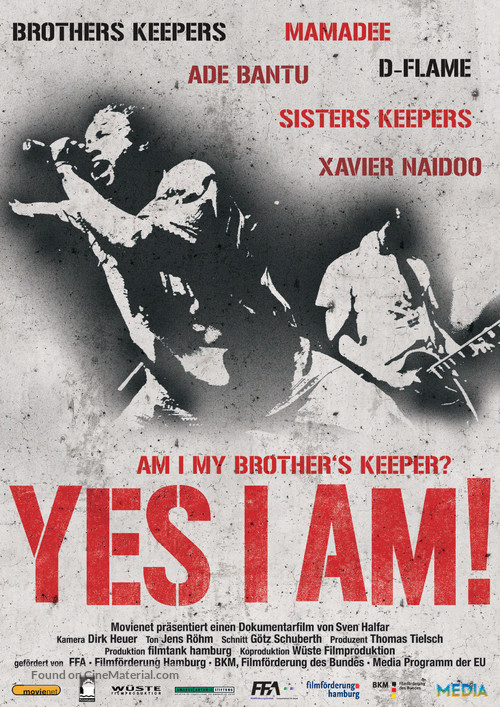 Yes I Am! - German poster