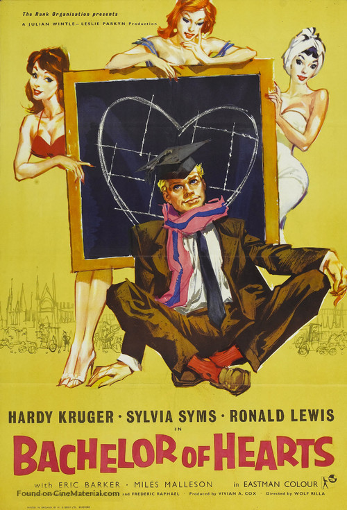 Bachelor of Hearts - British Movie Poster