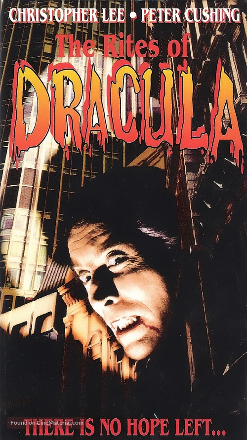The Satanic Rites of Dracula - VHS movie cover
