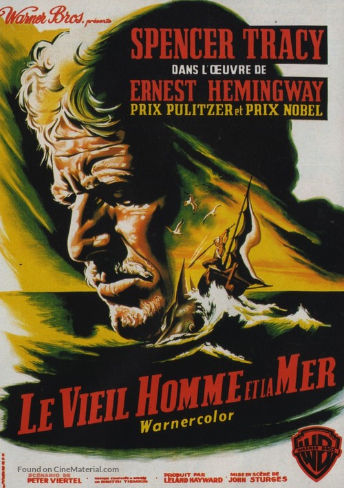The Old Man and the Sea - French Movie Poster