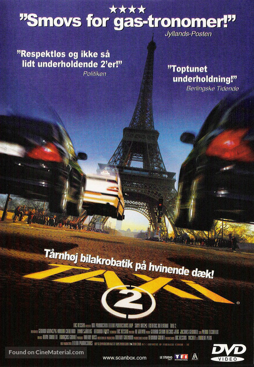 Taxi 2 - Danish Movie Cover