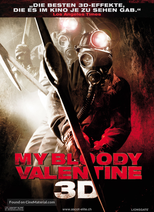 My Bloody Valentine - Swiss Movie Poster