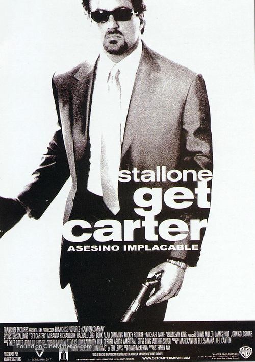 Get Carter - Spanish Movie Poster