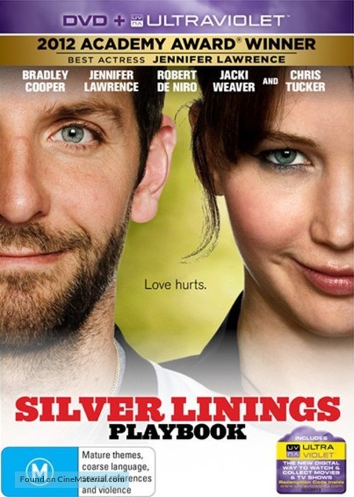 Silver Linings Playbook - Australian DVD movie cover