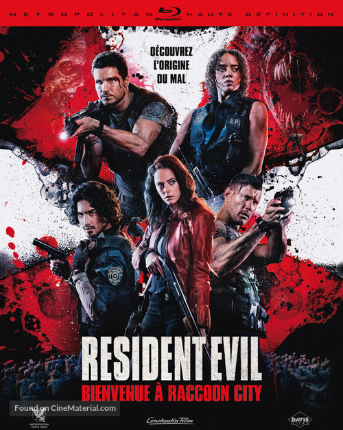 Resident Evil: Welcome to Raccoon City - French Blu-Ray movie cover