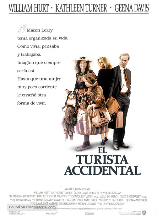 The Accidental Tourist - Spanish Movie Poster