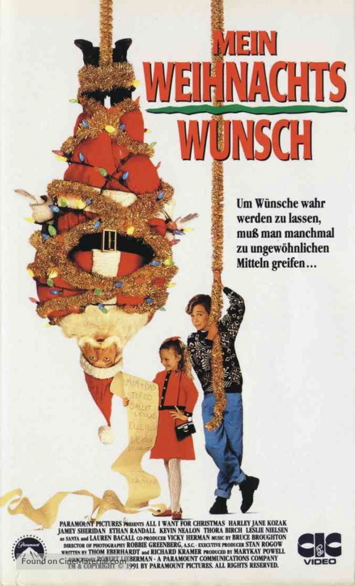 All I Want for Christmas - German Movie Cover