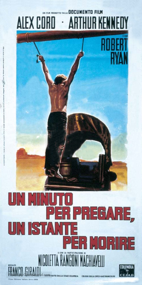 Un minuto per pregare, un instante per morire - Italian Movie Poster